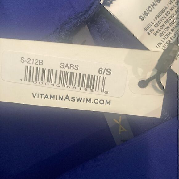 NWT Vitamin A ‘Aria’ One-Piece BioSculpt Swimsuit Size S (6) - Picture 6 of 10